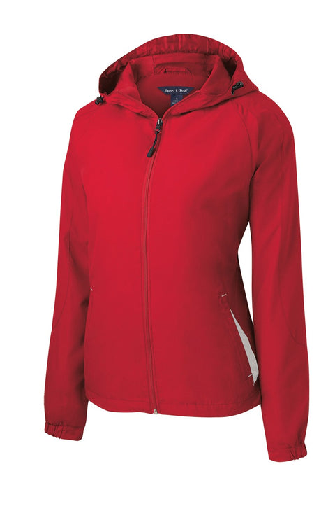 Sport-Tek® Women's Colorblock Hooded Raglan Jacket. LST76