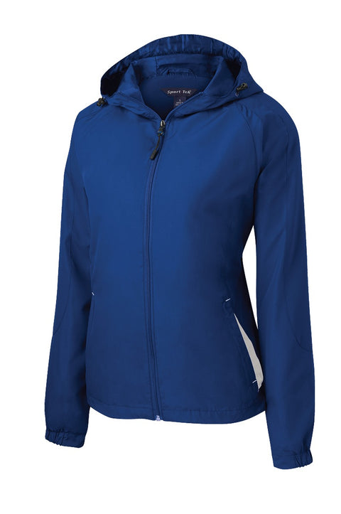 Sport-Tek® Women's Colorblock Hooded Raglan Jacket. LST76