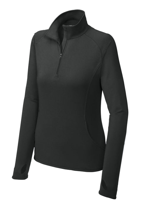 Sport-Tek® Women's Sport-Wick® Stretch 1/4-Zip Pullover. LST850