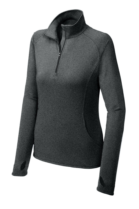 Sport-Tek® Women's Sport-Wick® Stretch 1/4-Zip Pullover. LST850