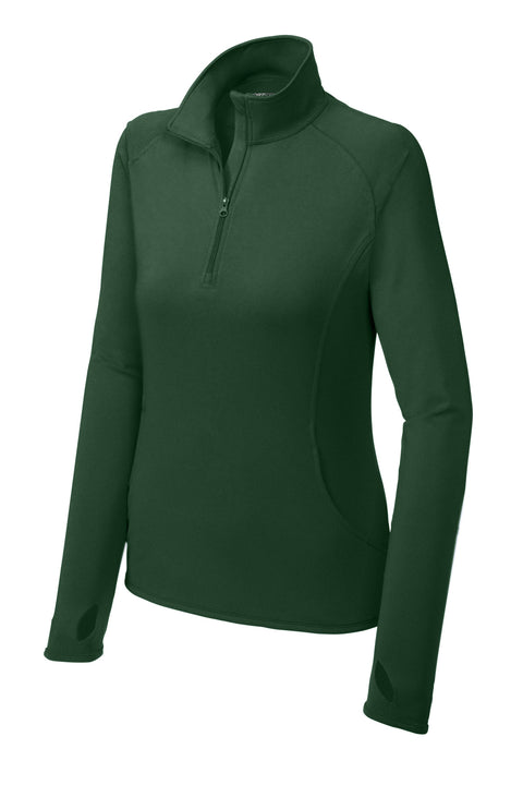 Sport-Tek® Women's Sport-Wick® Stretch 1/4-Zip Pullover. LST850