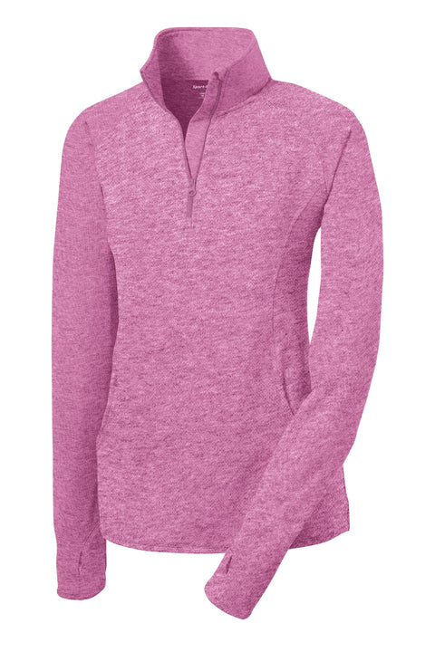 Sport-Tek® Women's Sport-Wick® Stretch 1/4-Zip Pullover. LST850