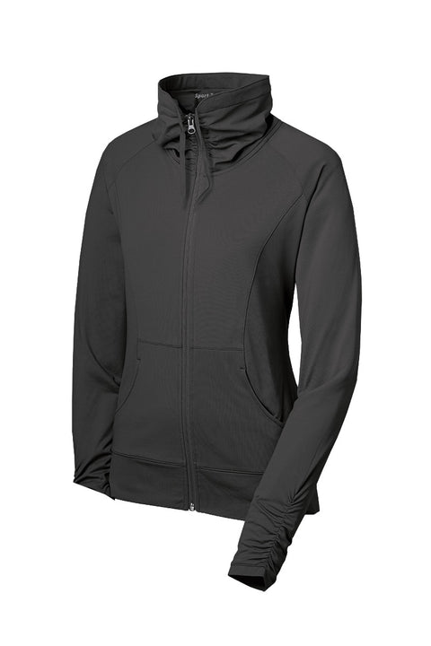 Sport-Tek® Women's Sport-Wick® Stretch Full-Zip Jacket. LST852