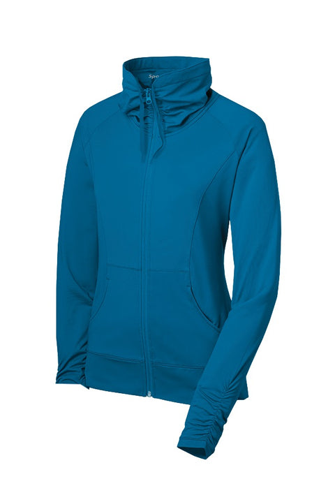 Sport-Tek® Women's Sport-Wick® Stretch Full-Zip Jacket. LST852