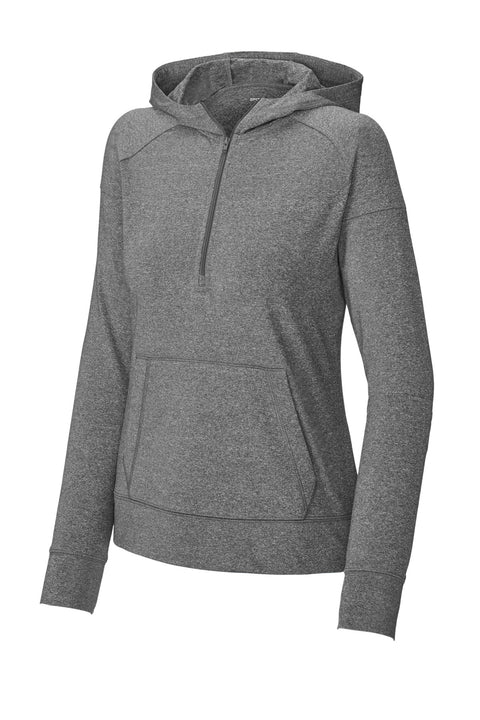 Sport-Tek® Women's Sport-Wick® Stretch 1/2-Zip Hoodie LST856