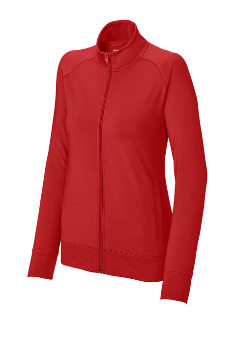 Sport-Tek® Women's Sport-Wick® Stretch Full-Zip Cadet Jacket LST857