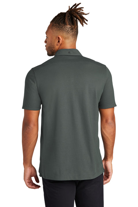 Mercer+Mettle® Stretch Pique Full-Button Polo MM1006