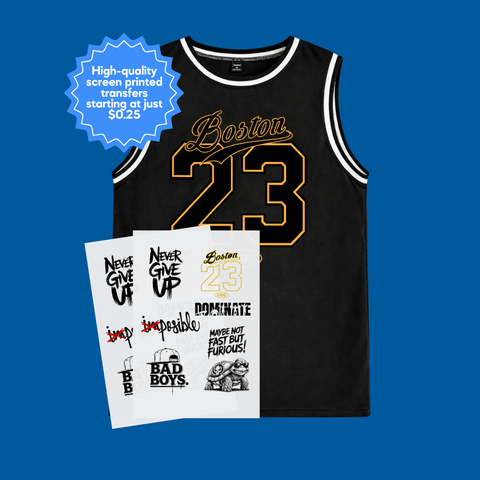 25¢ to $1.19 Transfer – 1 & 2 Colors