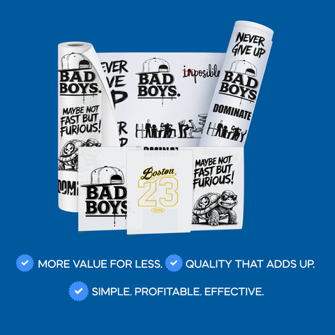 25¢ to $1.19 Transfer – 1 & 2 Colors