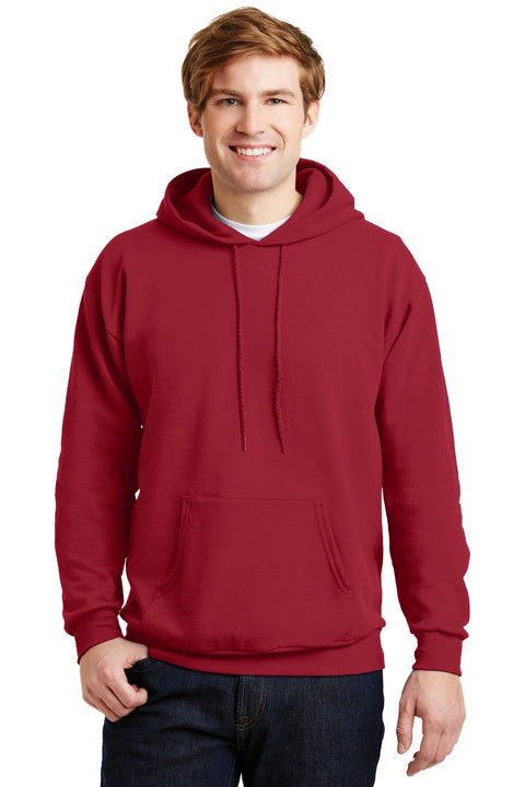 Hanes ®  EcoSmart ®   - Pullover Hooded Sweatshirt.  P170 - [Deep Red]