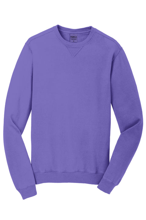 Port & Co™ Beach Wash® Garment-Dyed Crewneck Sweatshirt PC098