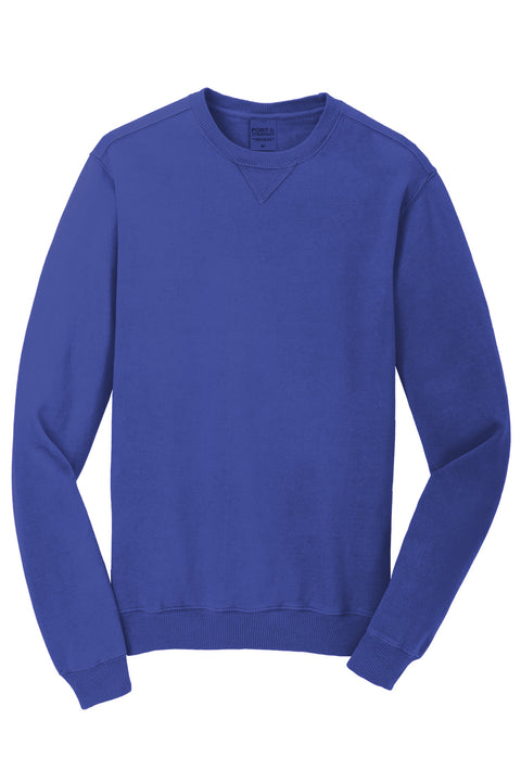 Port & Co™ Beach Wash® Garment-Dyed Crewneck Sweatshirt PC098