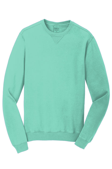 Port & Co™ Beach Wash® Garment-Dyed Crewneck Sweatshirt PC098