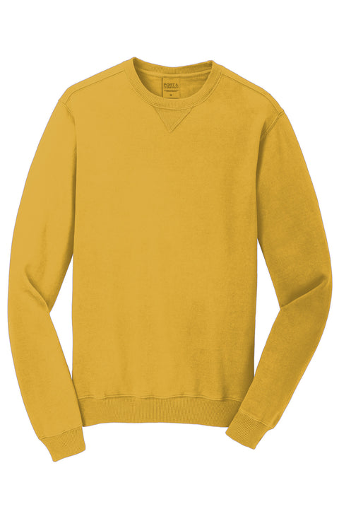 Port & Co™ Beach Wash® Garment-Dyed Crewneck Sweatshirt PC098