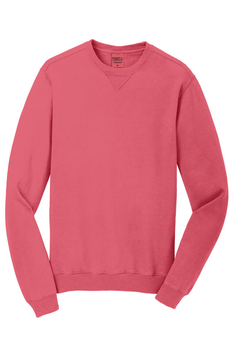 Port & Co™ Beach Wash® Garment-Dyed Crewneck Sweatshirt PC098