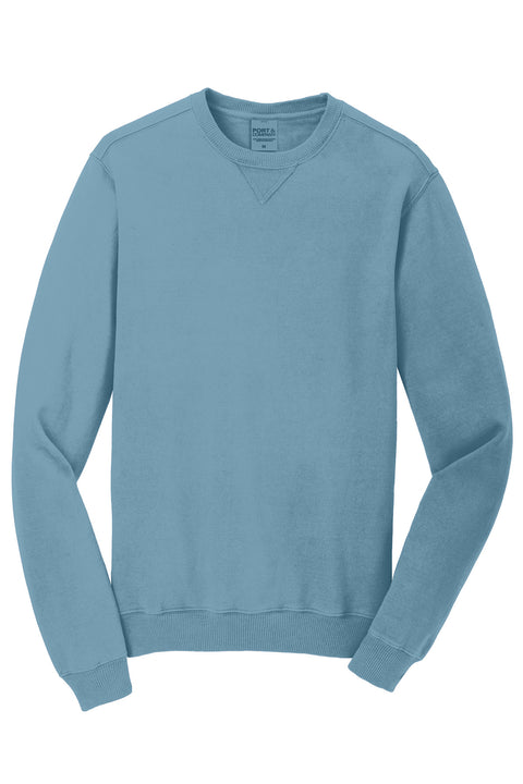 Port & Co™ Beach Wash® Garment-Dyed Crewneck Sweatshirt PC098