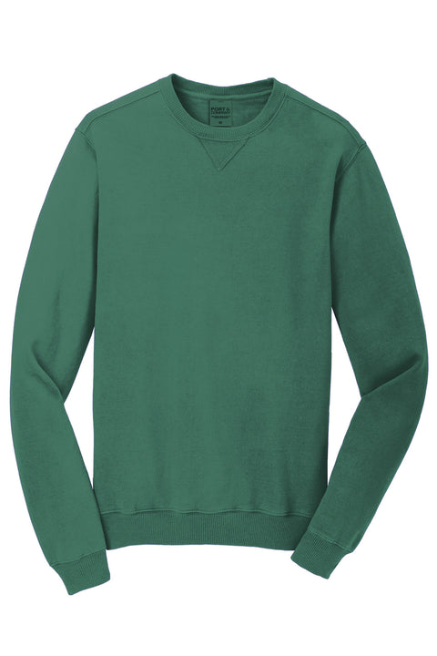 Port & Co™ Beach Wash® Garment-Dyed Crewneck Sweatshirt PC098