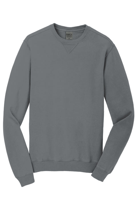 Port & Co™ Beach Wash® Garment-Dyed Crewneck Sweatshirt PC098