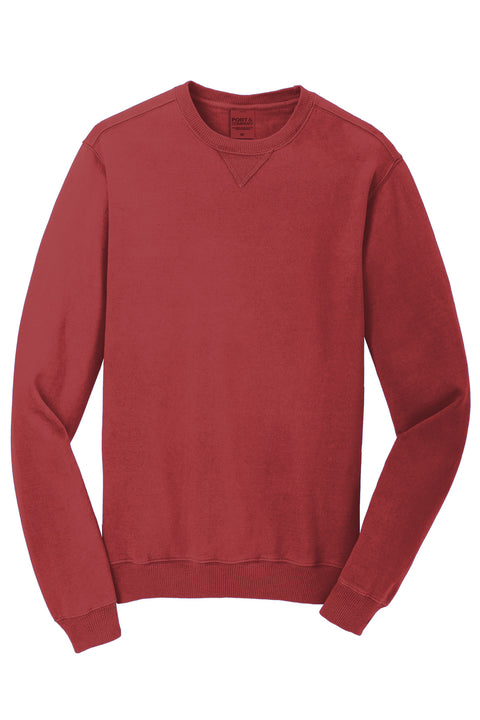 Port & Co™ Beach Wash® Garment-Dyed Crewneck Sweatshirt PC098