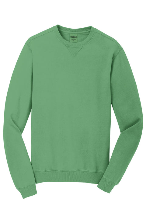 Port & Co™ Beach Wash® Garment-Dyed Crewneck Sweatshirt PC098