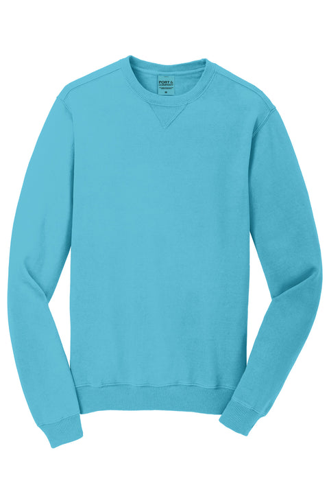 Port & Co™ Beach Wash® Garment-Dyed Crewneck Sweatshirt PC098