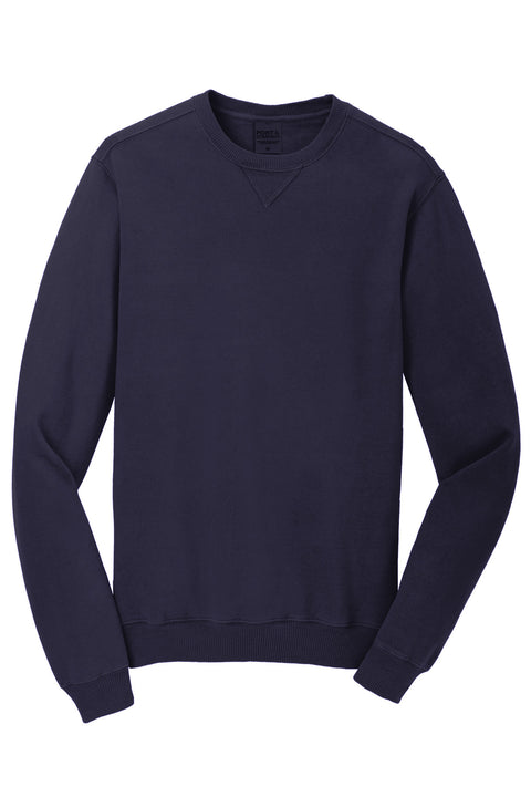 Port & Co™ Beach Wash® Garment-Dyed Crewneck Sweatshirt PC098