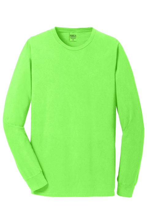 Port & Co™ Beach Wash® Garment-Dyed Long Sleeve Tee PC099LS