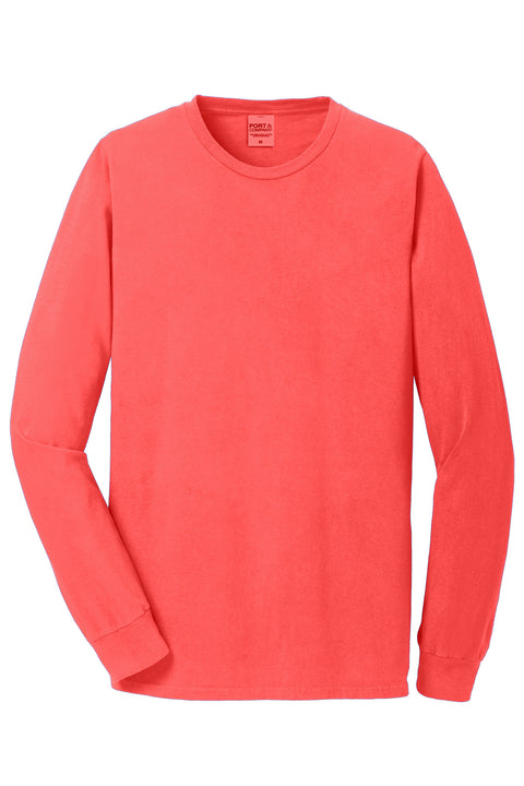 Port & Co™ Beach Wash® Garment-Dyed Long Sleeve Tee PC099LS