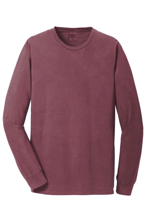 Port & Co™ Beach Wash® Garment-Dyed Long Sleeve Tee PC099LS