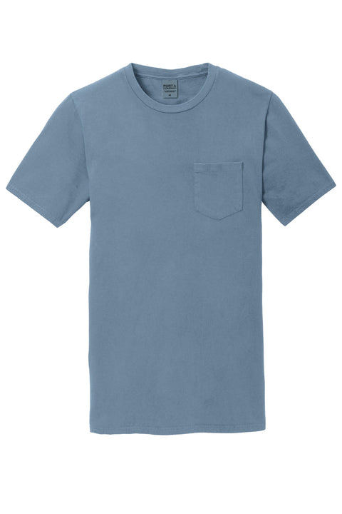 Port & Co™ Beach Wash® Garment-Dyed Pocket Tee.  PC099P