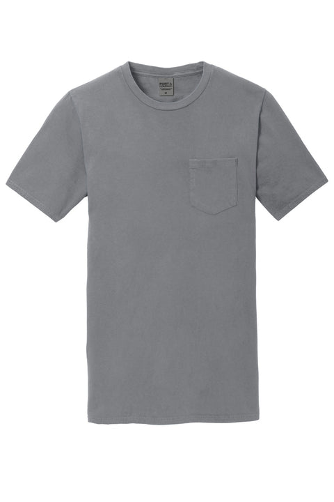 Port & Co™ Beach Wash® Garment-Dyed Pocket Tee.  PC099P