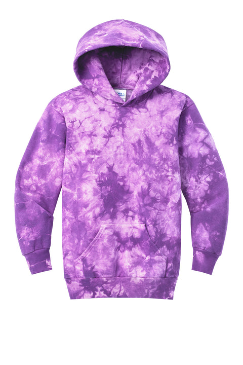 Port & Co™ Youth Crystal Tie-Dye Pullover Hoodie PC144Y