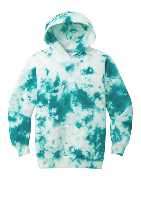 Port & Co™ Youth Crystal Tie-Dye Pullover Hoodie PC144Y