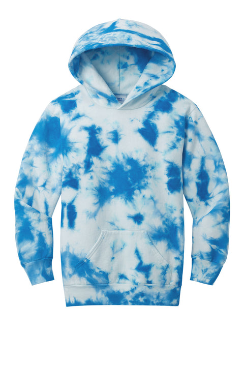 Port & Co™ Youth Crystal Tie-Dye Pullover Hoodie PC144Y