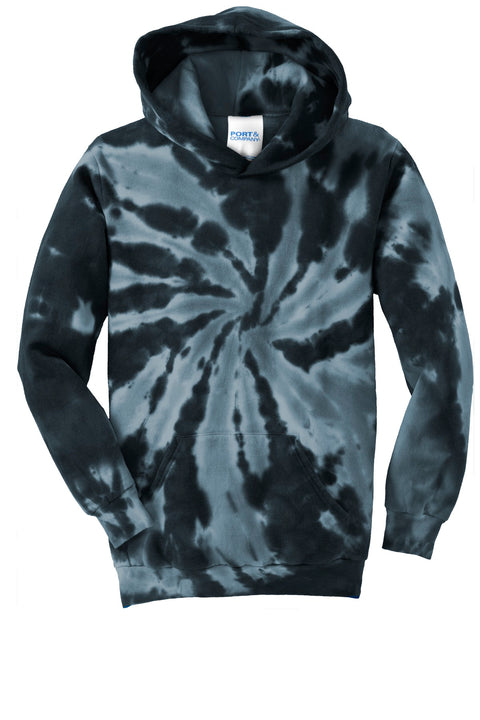 Port & Co™ Youth Tie-Dye Pullover Hooded Sweatshirt. PC146Y