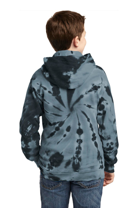 Port & Co™ Youth Tie-Dye Pullover Hooded Sweatshirt. PC146Y