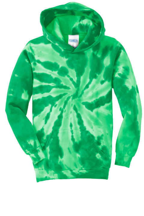 Port & Co™ Youth Tie-Dye Pullover Hooded Sweatshirt. PC146Y