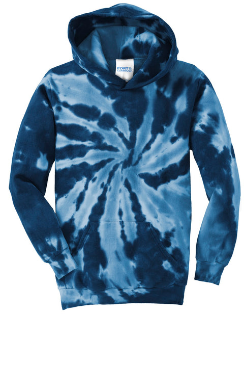Port & Co™ Youth Tie-Dye Pullover Hooded Sweatshirt. PC146Y