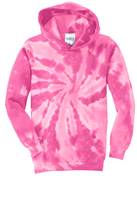 Port & Co™ Youth Tie-Dye Pullover Hooded Sweatshirt. PC146Y