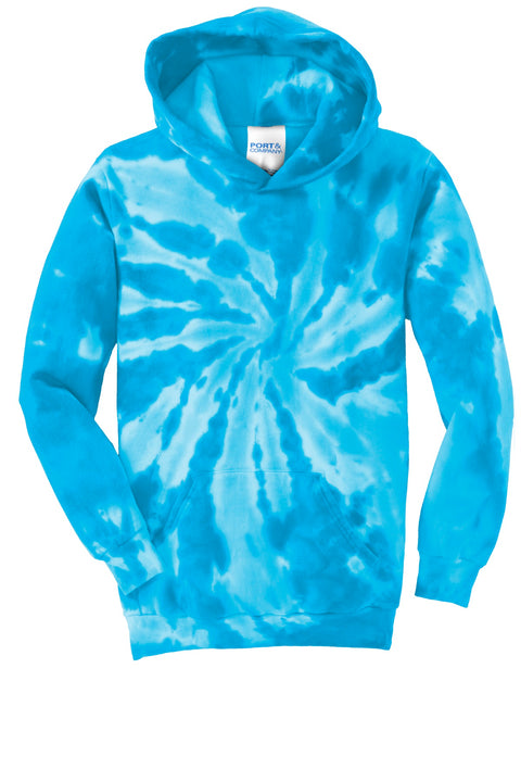 Port & Co™ Youth Tie-Dye Pullover Hooded Sweatshirt. PC146Y