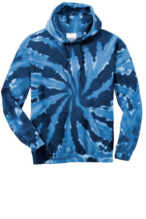 Port & Co™ Tie-Dye Pullover Hooded Sweatshirt. PC146