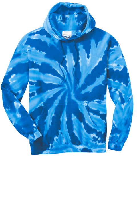 Port & Co™ Tie-Dye Pullover Hooded Sweatshirt. PC146