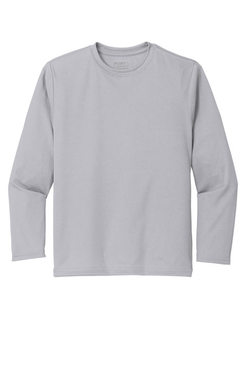 Port & Co™ Youth Long Sleeve Performance Tee PC380YLS