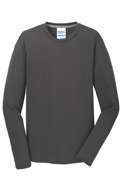 Port & Co™ Long Sleeve Performance Blend Tee. PC381LS
