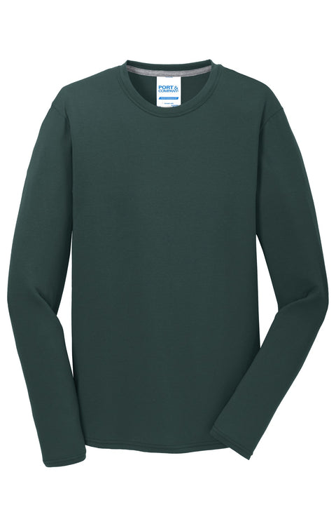 Port & Co™ Long Sleeve Performance Blend Tee. PC381LS