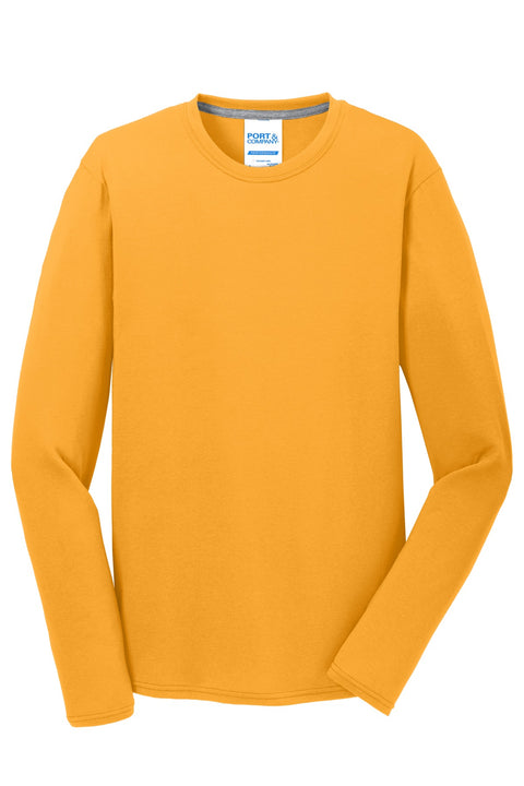 Port & Co™ Long Sleeve Performance Blend Tee. PC381LS