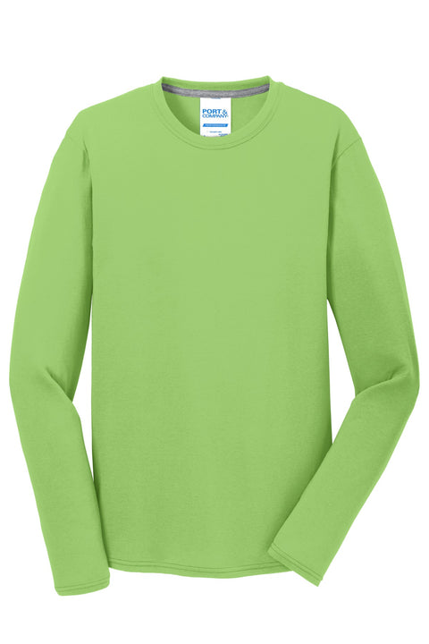 Port & Co™ Long Sleeve Performance Blend Tee. PC381LS
