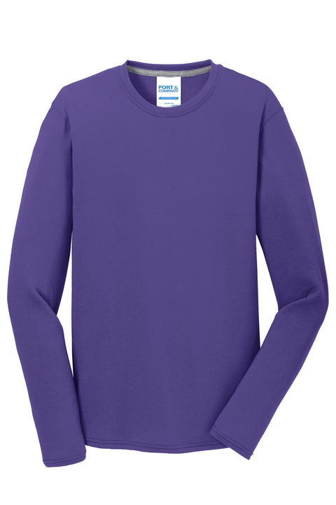 Port & Co™ Long Sleeve Performance Blend Tee. PC381LS