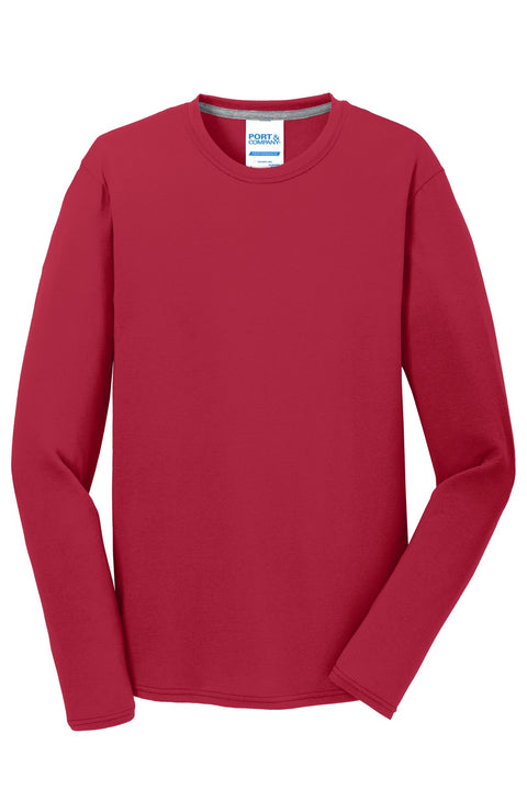 Port & Co™ Long Sleeve Performance Blend Tee. PC381LS