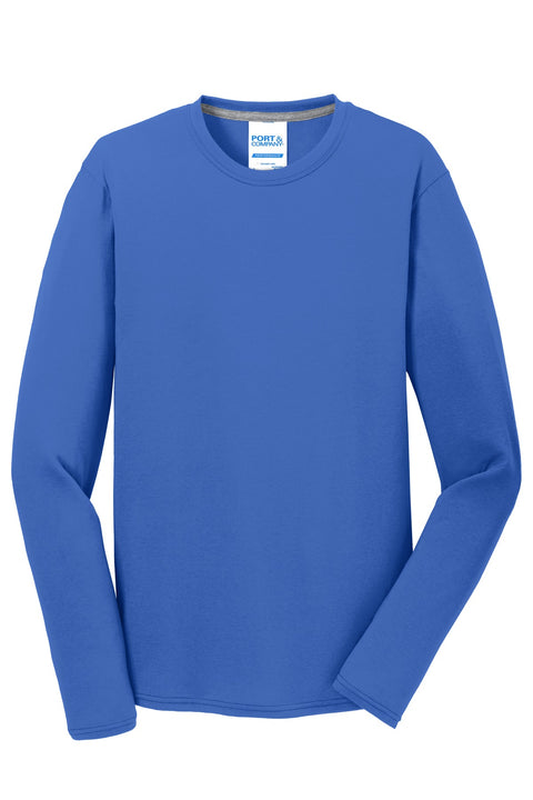 Port & Co™ Long Sleeve Performance Blend Tee. PC381LS